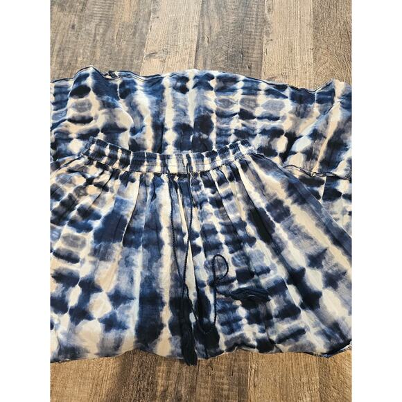 Eighty eight premium boutique tiered tiedye maxi skirt Women medium boho cottage - Picture 5 of 6